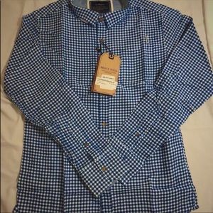 Boohoo Checkered Button Up